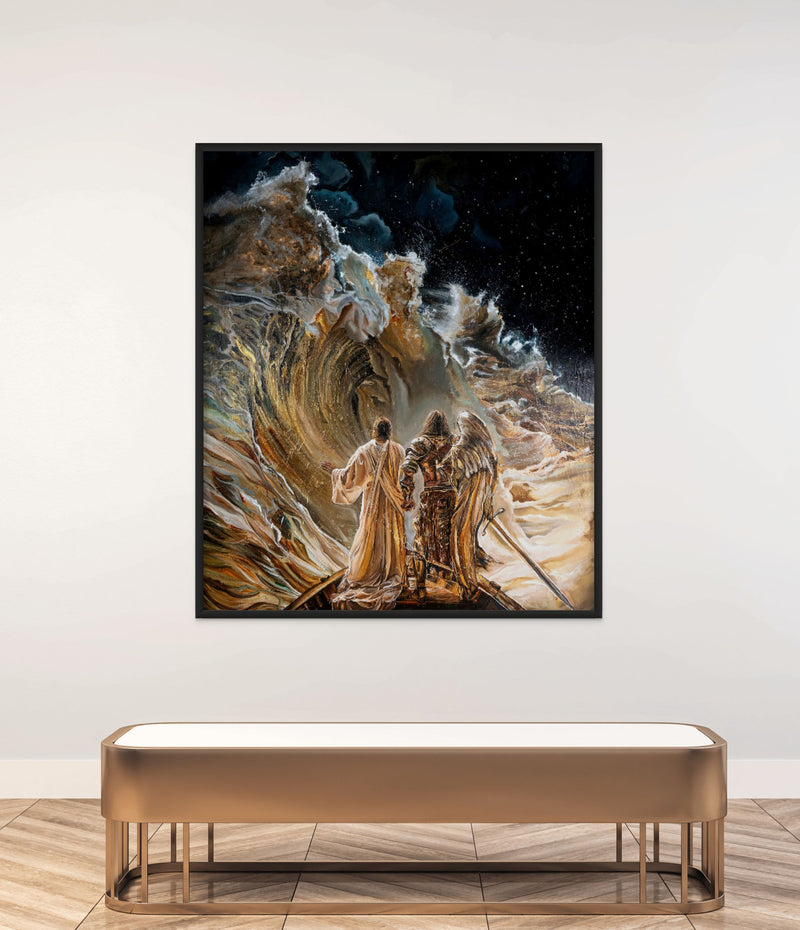 Hand Embellished — 34×40 Canvas